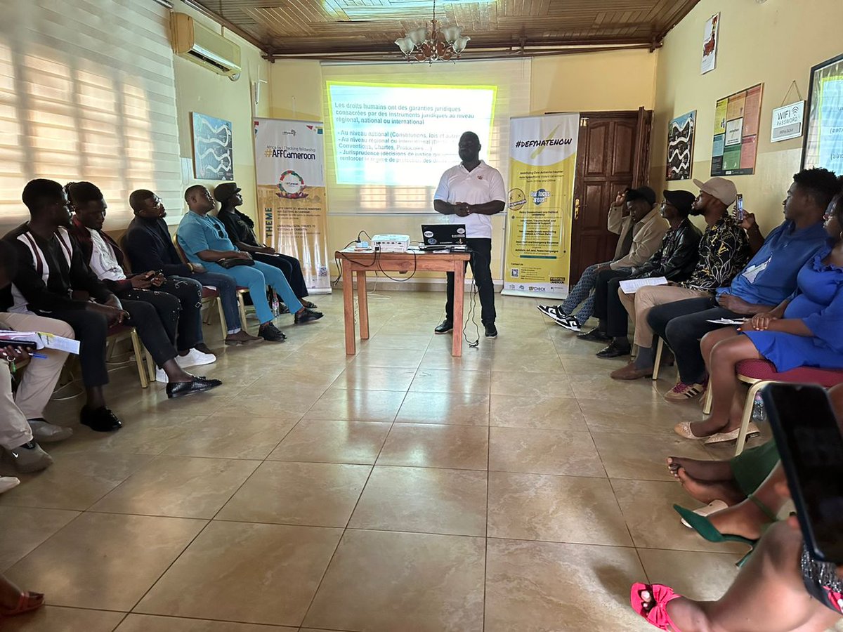 MrStiffler23's tweet image. #BlogDay2024

Promoting Human Rights and Ethical Considerations in Content Creation: A Keynote by Thierry Didie
Kuicheu, #ABC President, at the Digital Human Rights Workshop.

#DefyHateNow #DigitalSafeSpaces