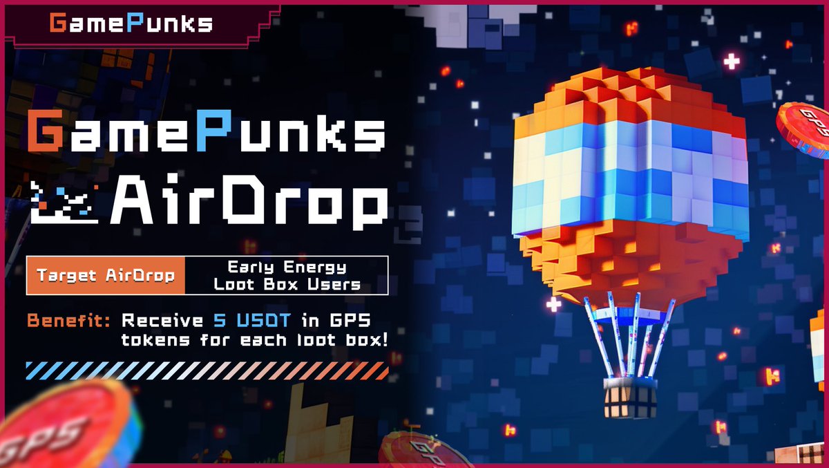 GamePunks_web3's tweet image. GamePunks Energy Loot Box AirDrop is Now Live! 🚀

To Users who purchased Energy Loot Boxes by September 1st, 00:00 SGT,
Your exclusive rewards have arrived! 🎁

Check your wallet now—each loot box has received GPS tokens worth 5 USDT. 💸

Hurry and claim your share of the…