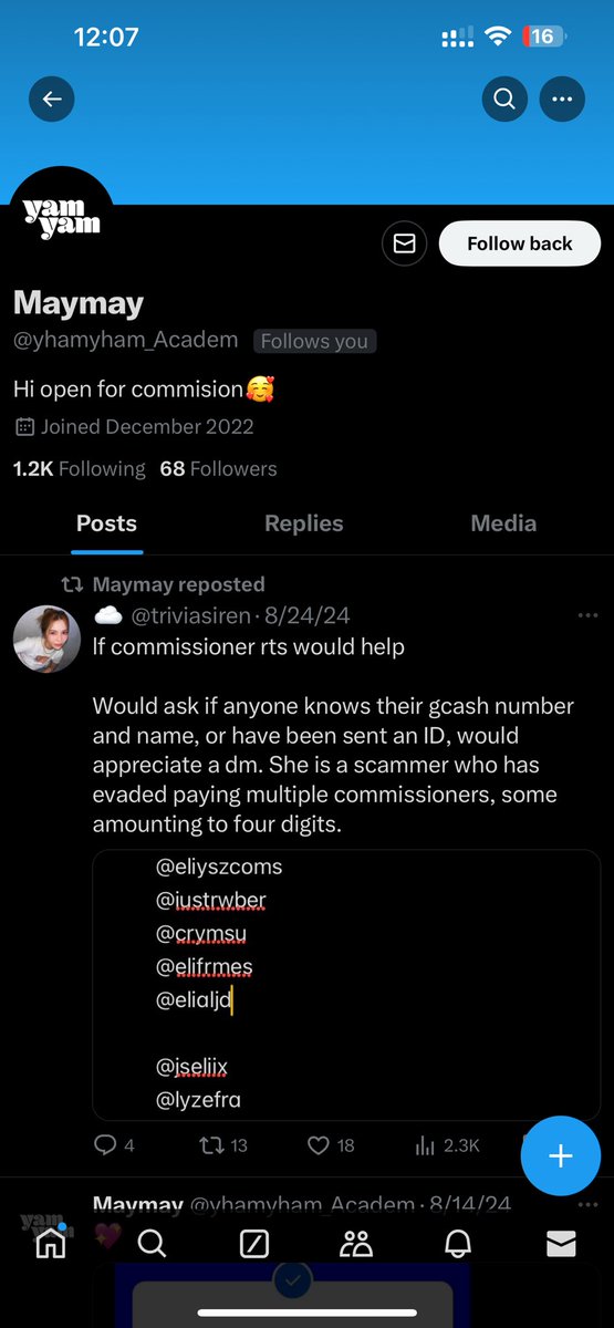 Be aware of this scammer guys