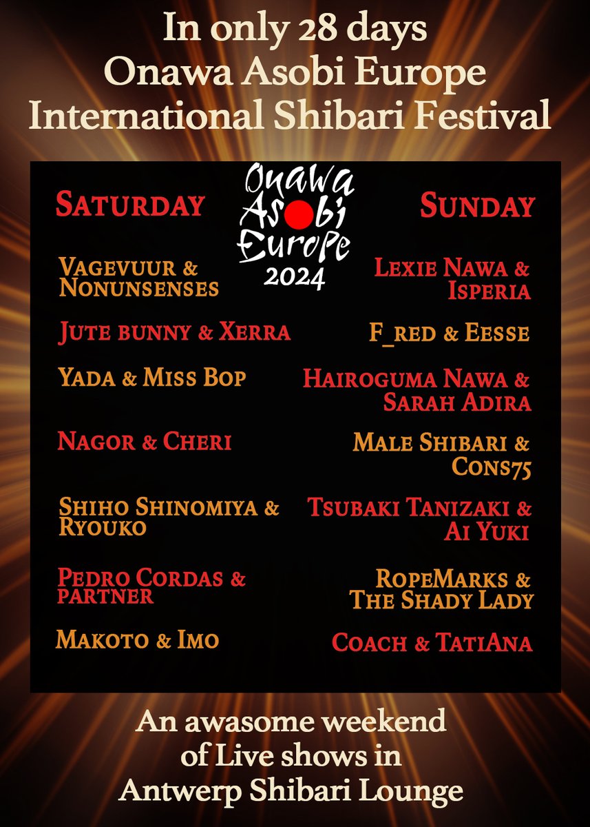 info&amp; tickets: onawa-europe.com