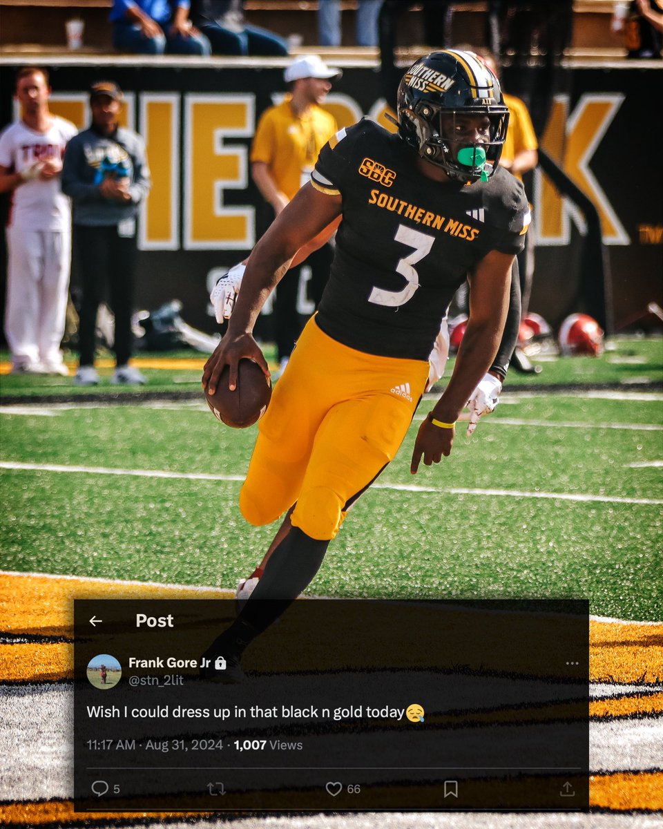 goat talk 🐐 

<a href="/stn_2lit/">Frank Gore Jr</a> | #SMTTT