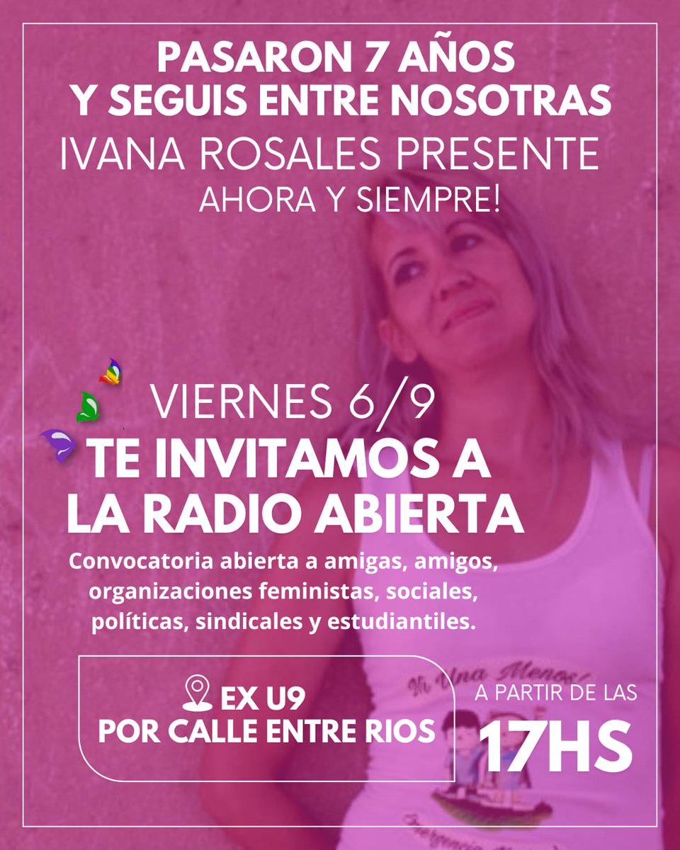 Ivana Rosales siempre presente