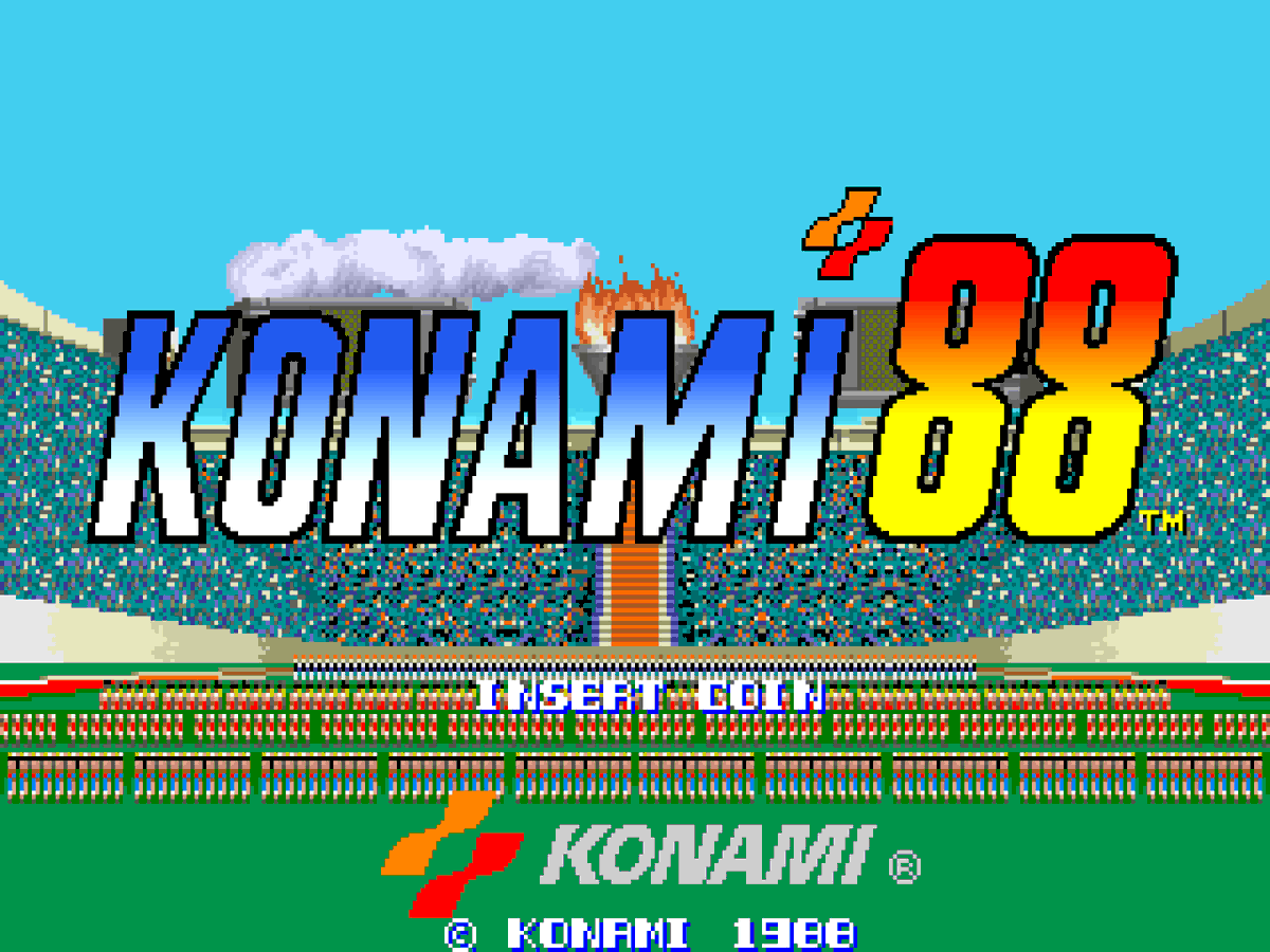 vgpedia_com's tweet photo. Konami ’88 is an arcade videogame developed by Konami in 1988. It’s a Track&amp;Field game! https://t.co/YRgjvsHhIi