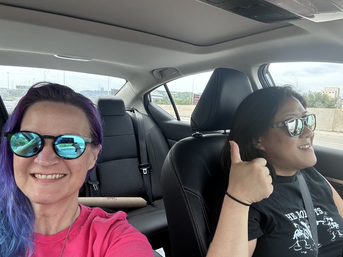 akawaalien's tweet image. ROAD TRIP SELFIE!  We’ve been remiss about these but we are headed your way, @marcroberge @mikelparis @richard_on @ofarevolution @jonlampleymusic @jerrydepizzo @chrisculos @benjgershman @balmoregrl @thedjlogic @bradywattbass @nyceonthebass @ripelove #concerts2024
#ofarevolution
