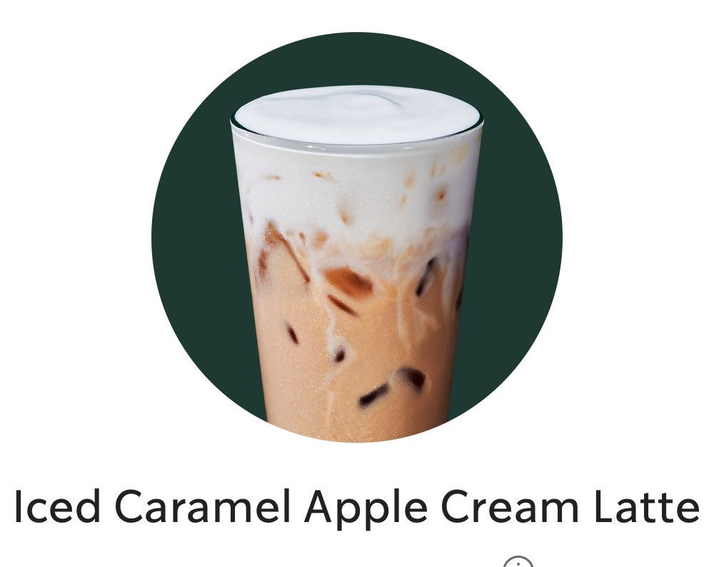 awkward_baker's tweet photo. @Starbucks this drink tastes like a candle. What was I thinking trying this?! #icedcaramelapplecreamlatte https://t.co/JiJZ2ZrCov