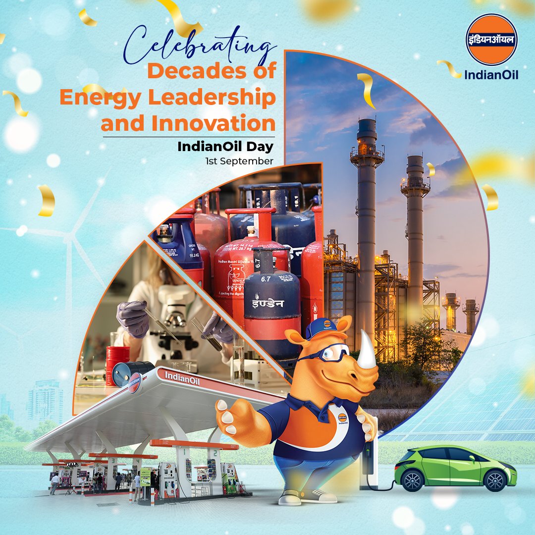 IndianOilcl's tweet image. Celebrating 65 years of progress! IndianOil remains committed to innovation and powering a brighter tomorrow. This day is a tribute to our employees and customers for their trust and support. #IndianOilDay #65YearsStrong #FuelingTheFuture