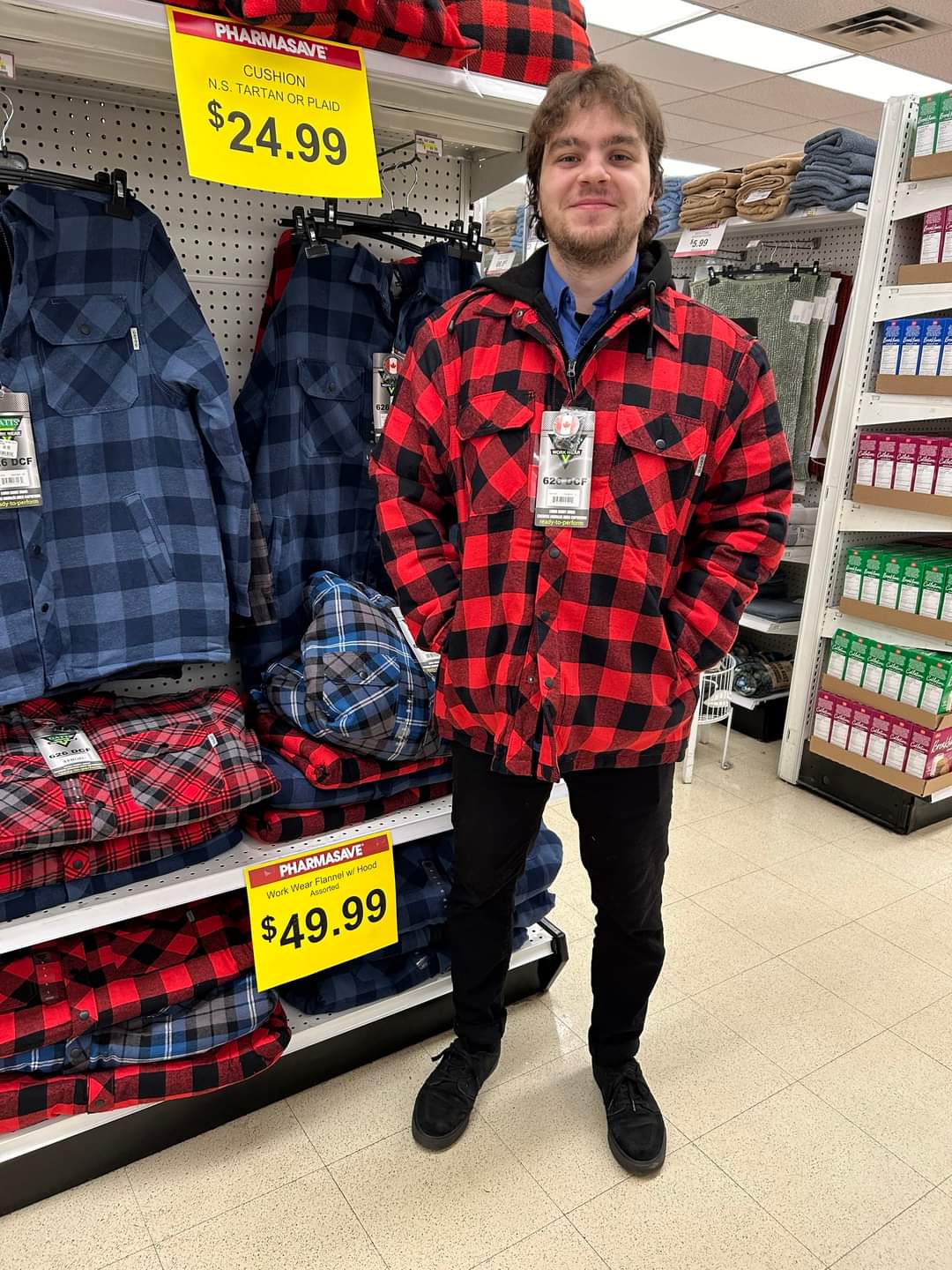 Boston traders sherpa lined flannel costco deals