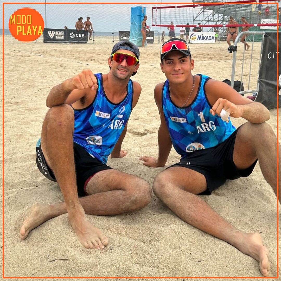#BeachVolley 🏐 - #BeachProTour Corigliano Rossano 🇮🇹

¡A semis! Tras superar la qualy y derrotar a Sousa - Sousa 🇵🇹 y Bello - Seekings 🏴󠁧󠁢󠁥󠁮󠁧󠁿 en la fase de grupos, <a href="/JuliAzaad/">Julian Amado Azaad 🏐</a> y Ramiro Sancer le ganaron a Acerbi - Burgmann 🇮🇹 y están entre los 4 mejores del Future italiano