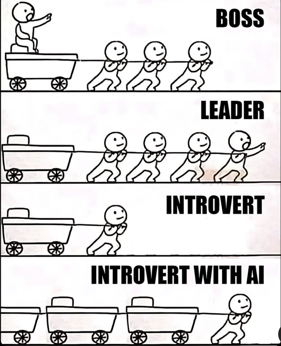 AI is going to be the ultimate leveler and empowers normies! 

💃💃