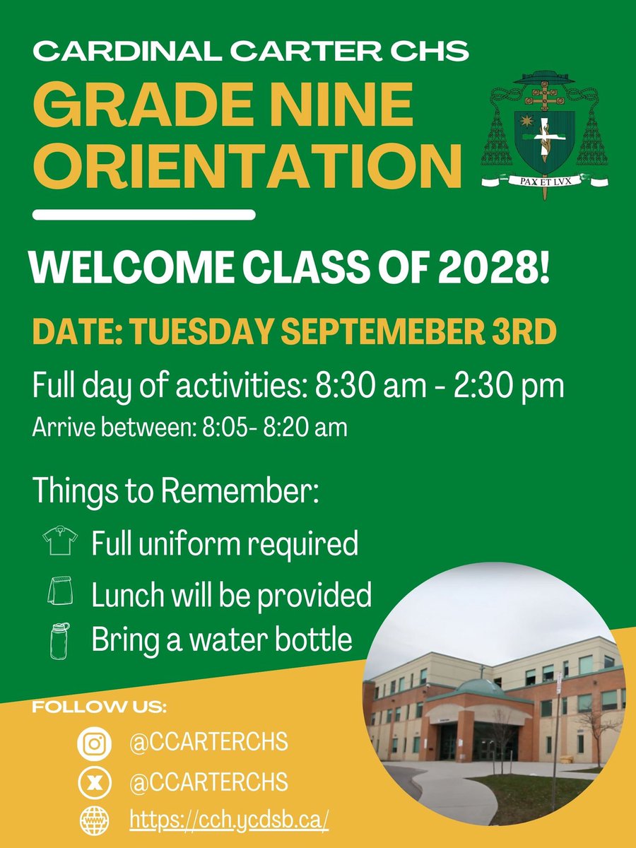 Cardinal Carter CHS tweet media