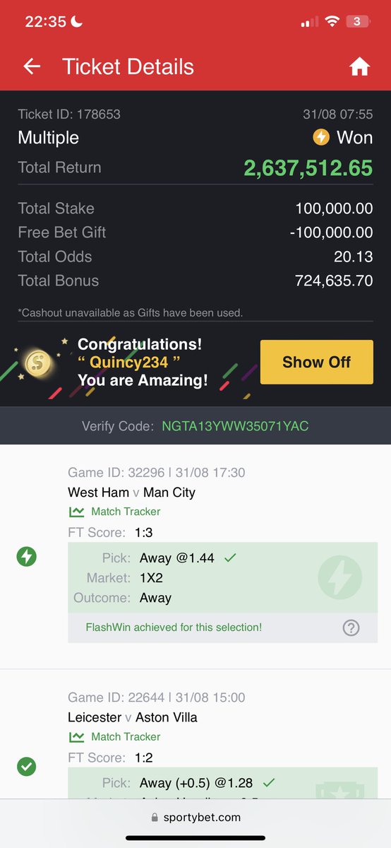 QubenTP's tweet image. 20 odds inside olosho bag 
🎉🎊🎊🎉🎊🎉
Congratulations 🎉🍾🎊🎈