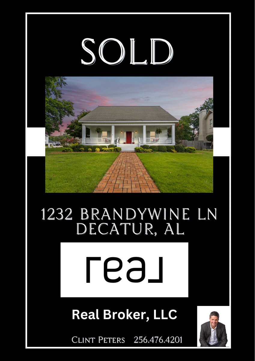 ClintPeters's tweet image. 🏡 **Just Sold in Pointe Mallard Estates!** 🎉

Excited to announce that another beautiful home in Pointe Mallard Estates is officially off the market! 🎊 

📞 Ready to make your move? Call me today!

#Realbroker #JustSold #DecaturAL #PointeMallardEstates #RealEstateSuccess