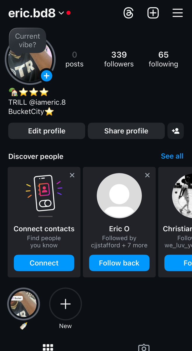 You Can find my new instagram #eric.bd8