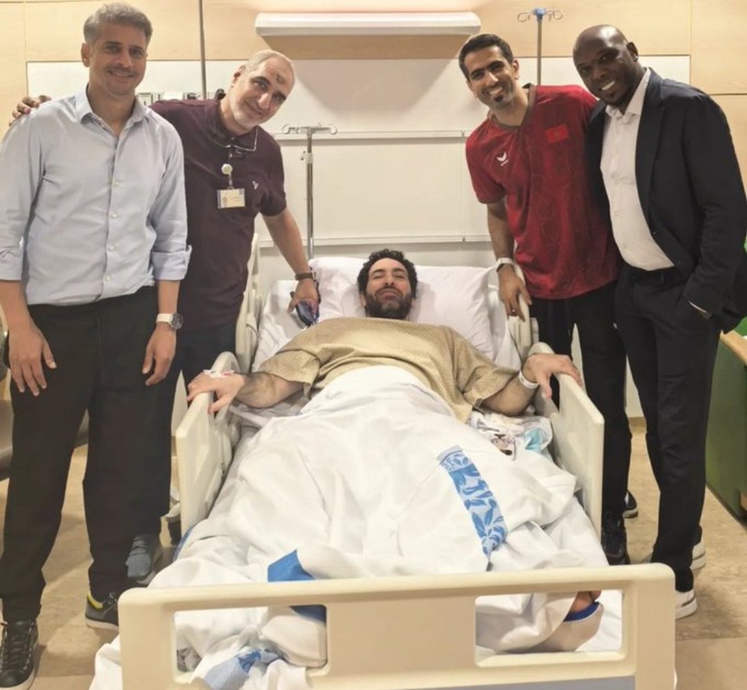 اللهم اشفي عبدك محمد ابو تريكة وخفف عنه