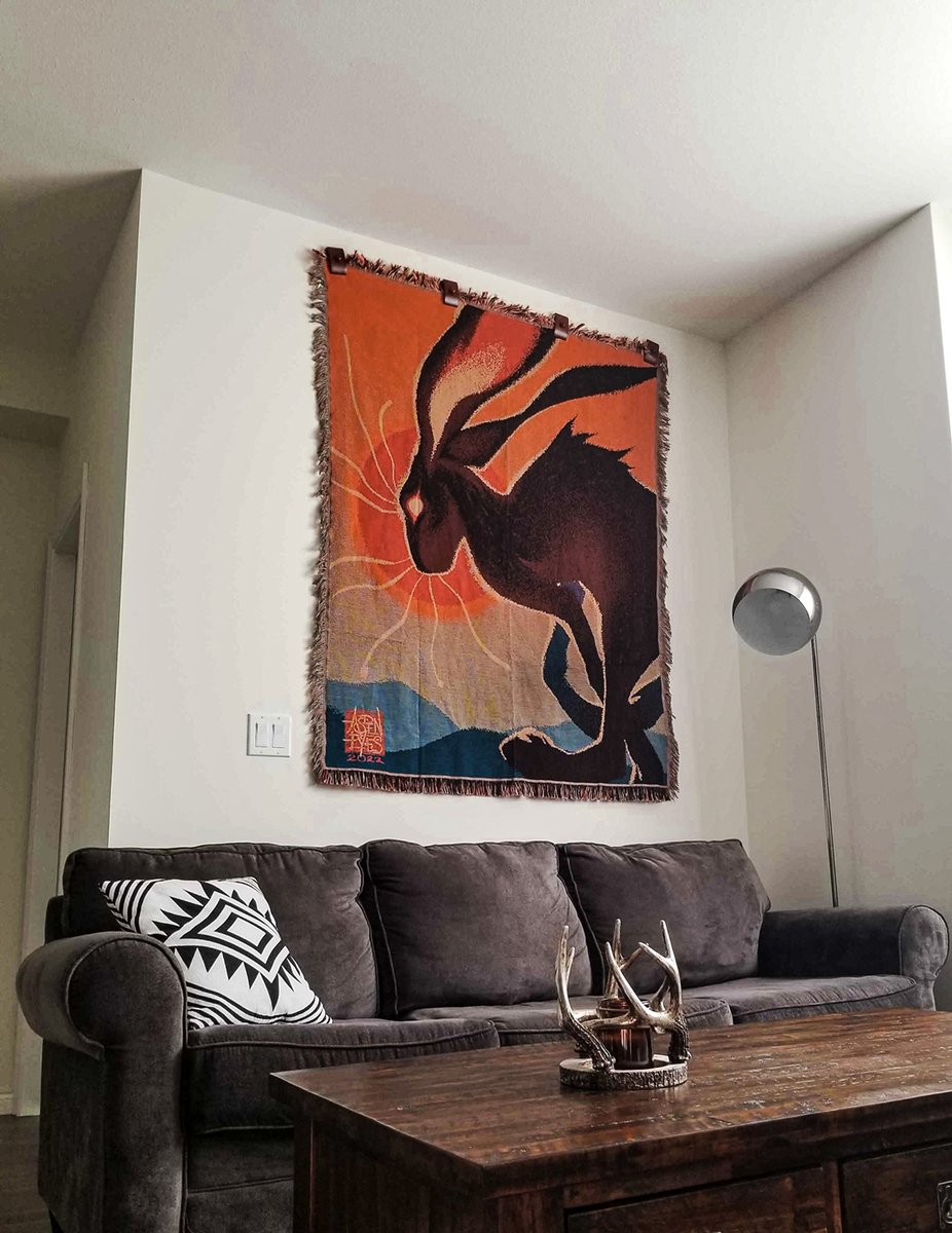 Aspen's tapestries are stunning and make such a gorgeous addition to your living space. I put mine up yesterday!