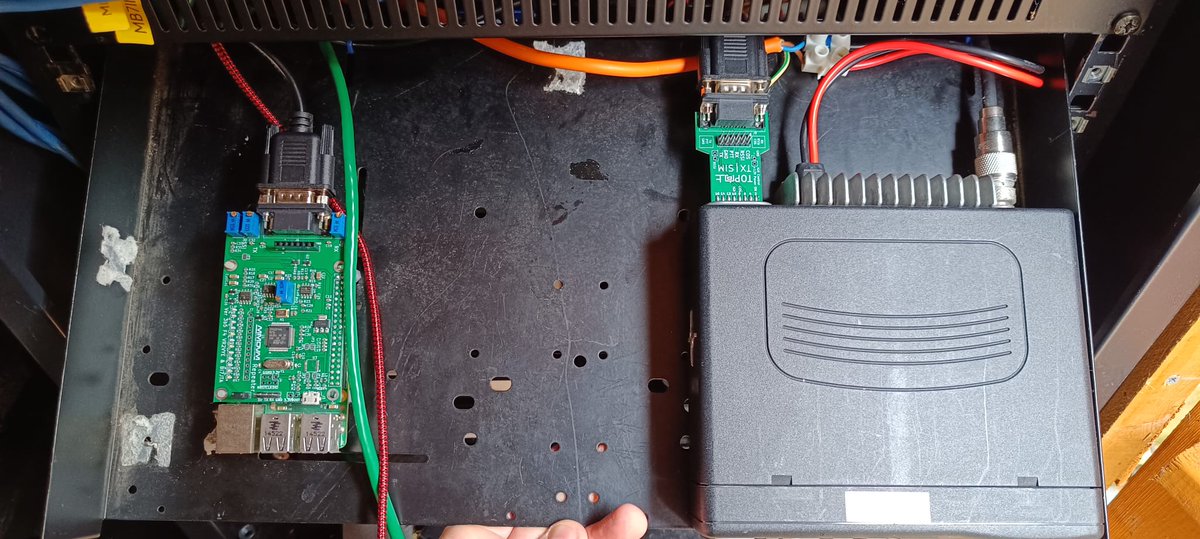 Here is my I am still alive post. MB7PLT is growing up. It now has a Motorola GM350 (I think might be a GM340). Still on a basic antenna for now until I can move it to the main one.