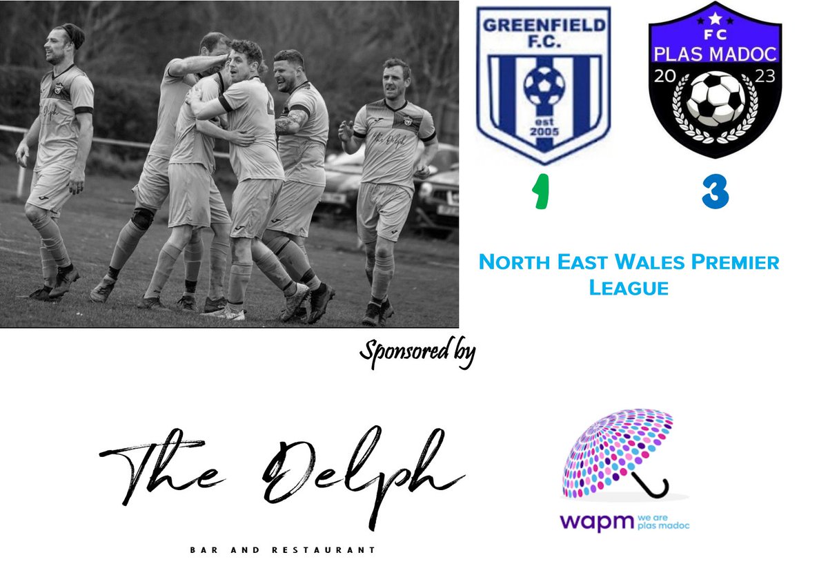 FC Plas Madoc (@fcplasmadoc) on Twitter photo Result!
We win our 1st league game of the season in a hard fought victory against <a href="/Greenfieldfc/">Greenfield FC</a>
2 goals from goal machine Nicky Williams and 1 from Ryan Jakovlevs was enough to give us the 3 points
Performance of note was debutant goalie Ash who was fantastic today Result!
We win our 1st league game of the season in a hard fought victory against <a href="/Greenfieldfc/">Greenfield FC</a>
2 goals from goal machine Nicky Williams and 1 from Ryan Jakovlevs was enough to give us the 3 points
Performance of note was debutant goalie Ash who was fantastic today