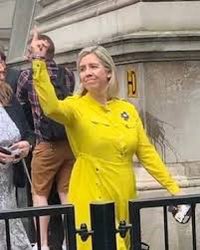 dragonmyst's tweet image. Well, #JohnsonTheProvenLiar ran off, Tories have cronyism, guess who made this ‘public spirited’ twerp a ‘Dame’! as a reminder to the FORMER MP, there was a #LabourLandslide2024 you lot got kicked out. Here’s another reminder of how to act like a Dame.#ToryWipeout