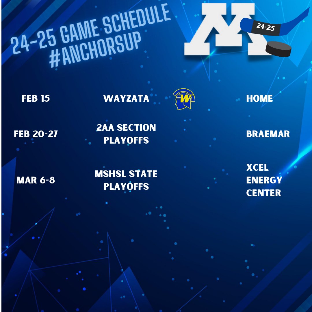 TonkaBoysPuck's tweet photo. The schedule's set! #AnchorsUp https://t.co/YNDMLGIyax
