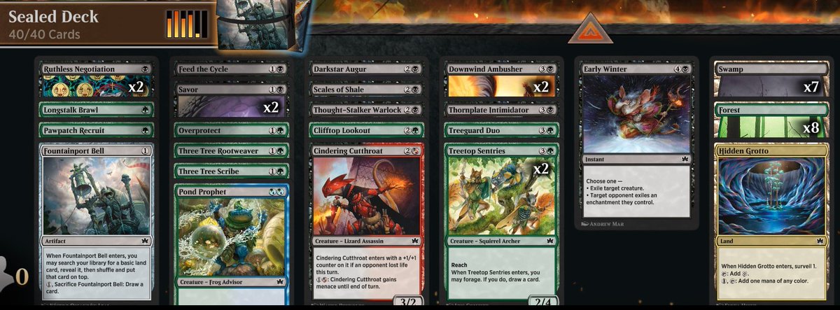 sdoherty76's tweet photo. Made Day 2 of Arena Open on 1st try! 
7-1 with only loss due to my own Augur (and offspring) https://t.co/oMZO8yAyy7