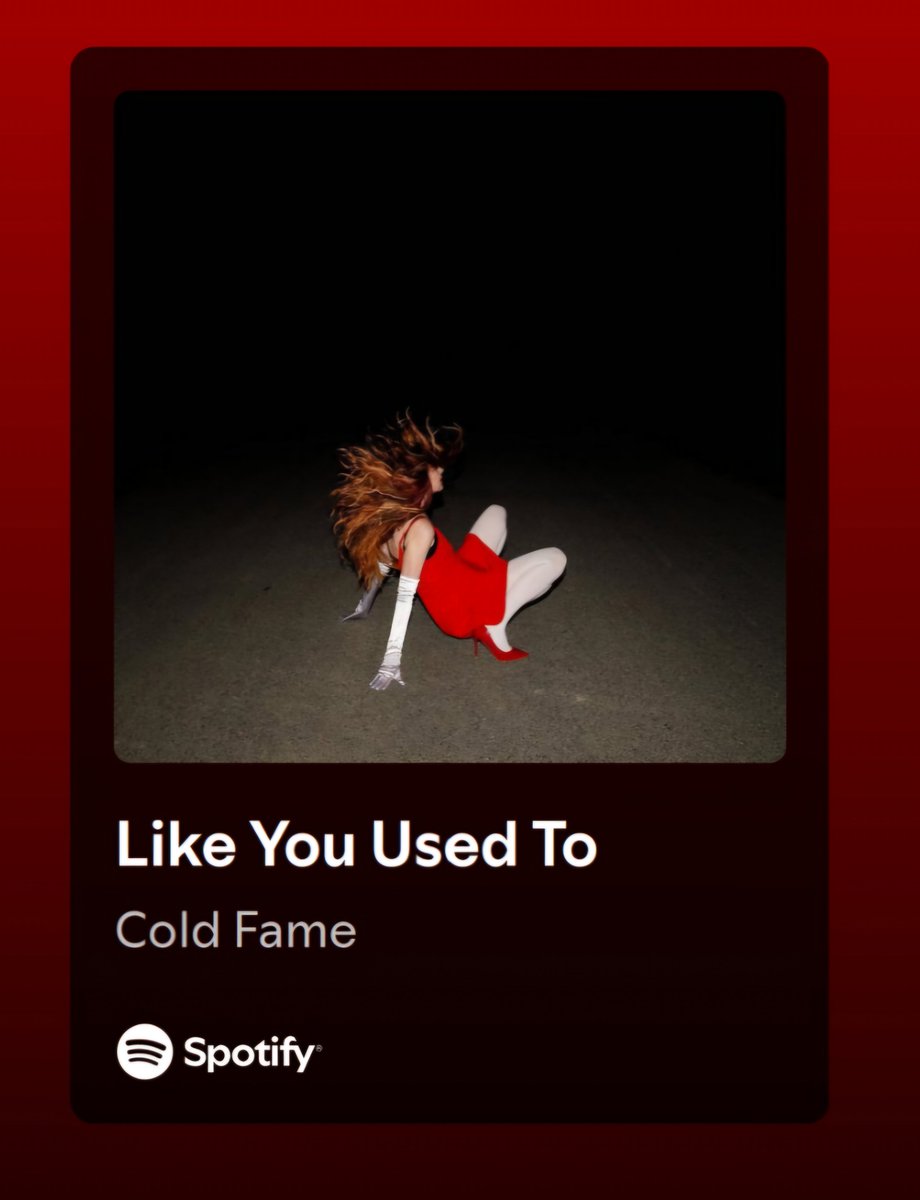 Our newest release from RED ROOM is out now! Stream 'Like You Used To' now and let us now what you think! 

open.spotify.com/album/24Rg83DJ…