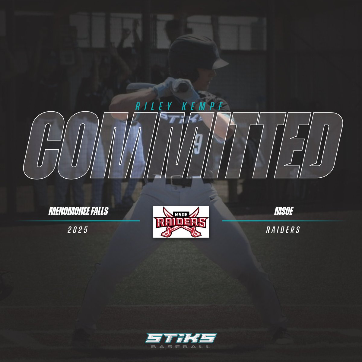 🚨Commitment Alert! 🚨 Congratulations to 2025 centerfielder <a href="/riley_kempf15/">Riley Kempf</a> on his commitment to <a href="/MSOE_Baseball/">MSOE Baseball</a>!! #STiKS