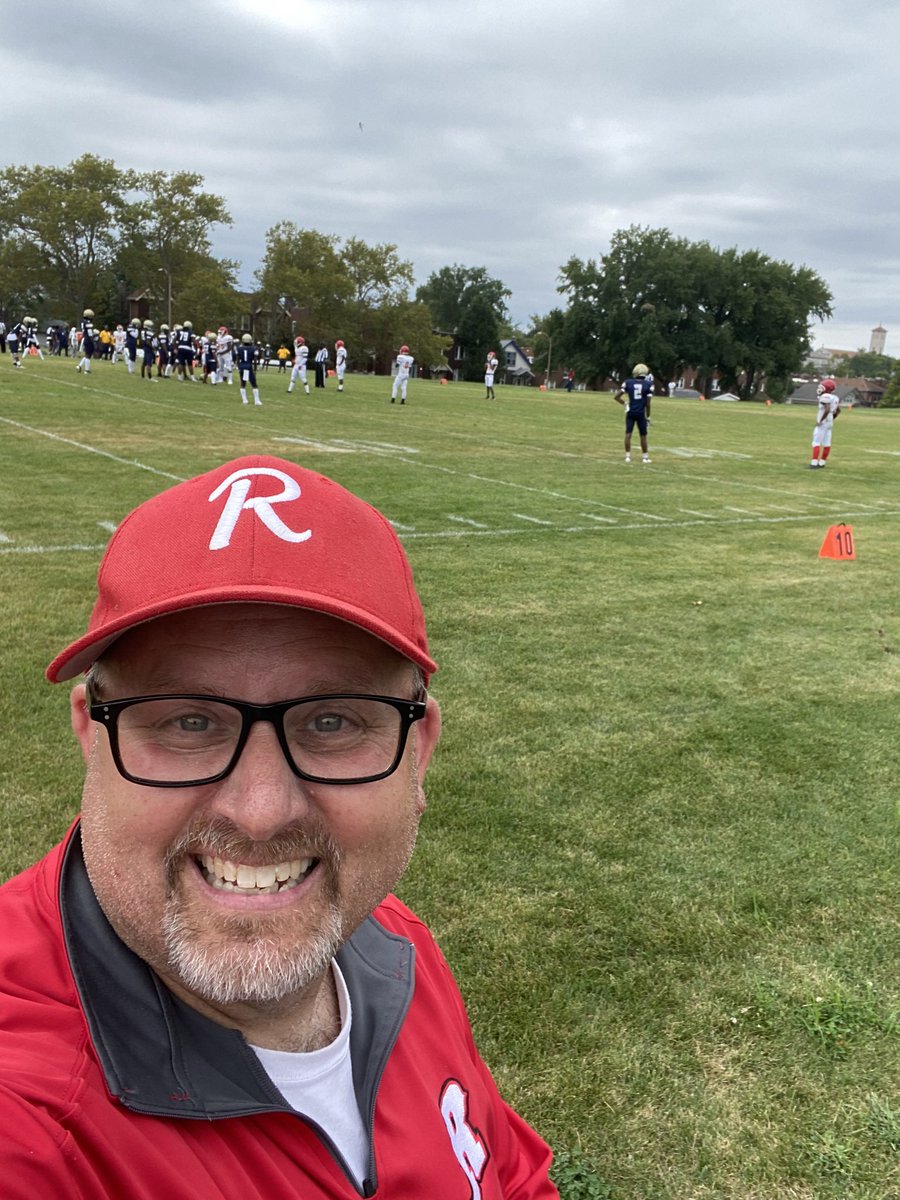 What a day!After a year of waiting, football is back at Roosevelt.There is a lot of moving parts putting on a football game and I had great support to make sure that everyone had a good time.This is what I do and I enjoy doing it.That said. I’m kinda tired