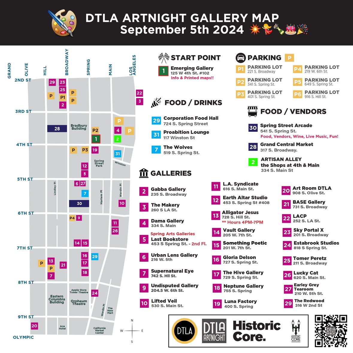 DowntownLA.com (@downtown_la) on Twitter photo DTLA Art Night is this Thursday 9/5, so take a look at the map & plan your route. It runs 6-10pm in the <a href="/HistoricCore/">Historic Core</a>. You can pick up a printed map at Emerging Gallery & make a stop <a href="/TheSpringArcade/">The Spring Arcade Building</a> along the way for food, vendors & music.
#dtlaartnight #dtla #losangelesevents DTLA Art Night is this Thursday 9/5, so take a look at the map & plan your route. It runs 6-10pm in the <a href="/HistoricCore/">Historic Core</a>. You can pick up a printed map at Emerging Gallery & make a stop <a href="/TheSpringArcade/">The Spring Arcade Building</a> along the way for food, vendors & music.
#dtlaartnight #dtla #losangelesevents