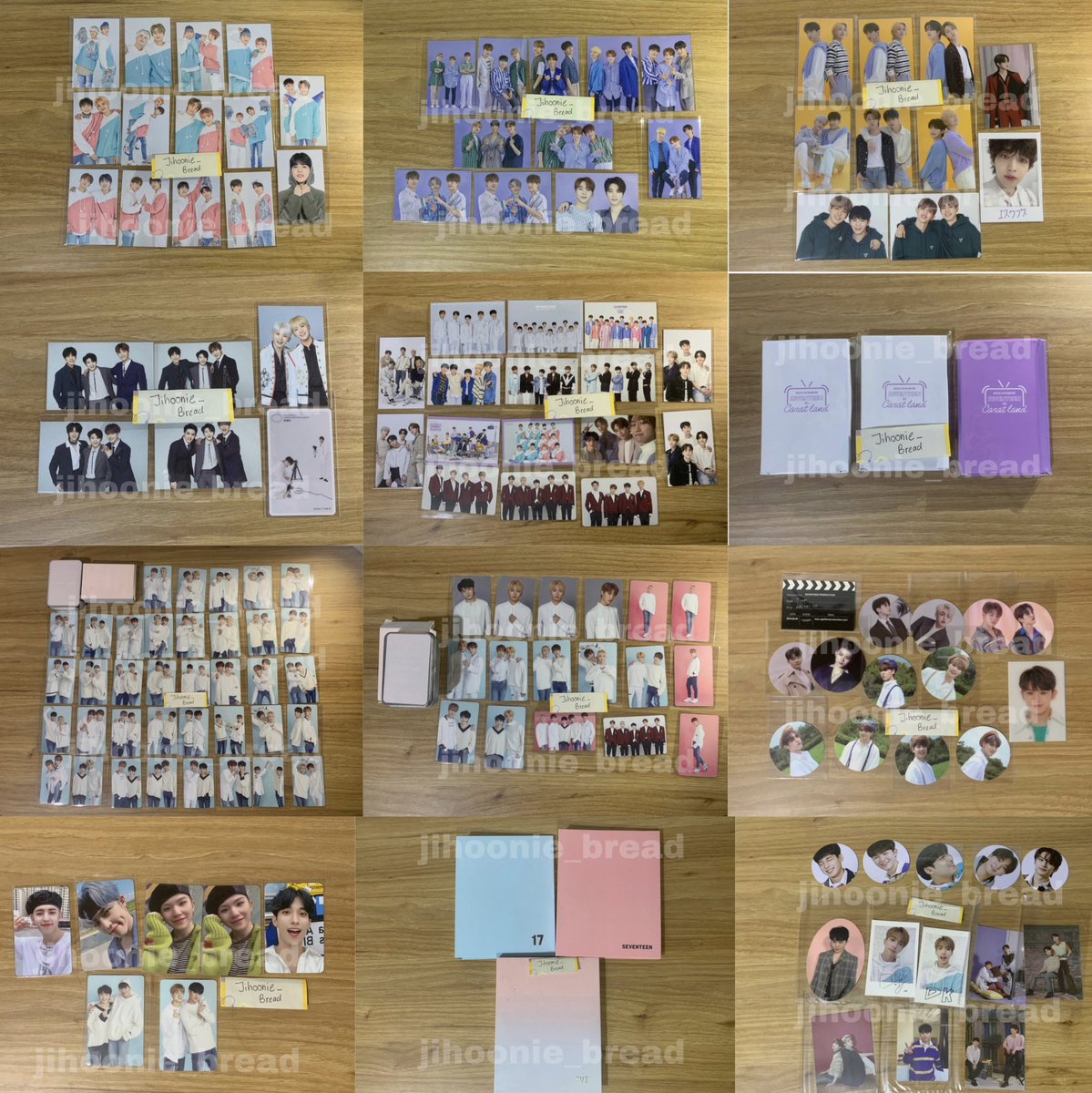 jihoonie_bread's tweet photo. IC WTS LFB SEVENTEEN BULK PHOTOCARDS, TRADING CARDS AND OTHER MERCH

i had stopped collecting and want to clear all of my collection. will up the wts details post tomorrow 

#pasarseventeen #pasarseventeenmy #pasarsvtmy #pasarsvt @PasarSeventeen https://t.co/I08sCVG9IE