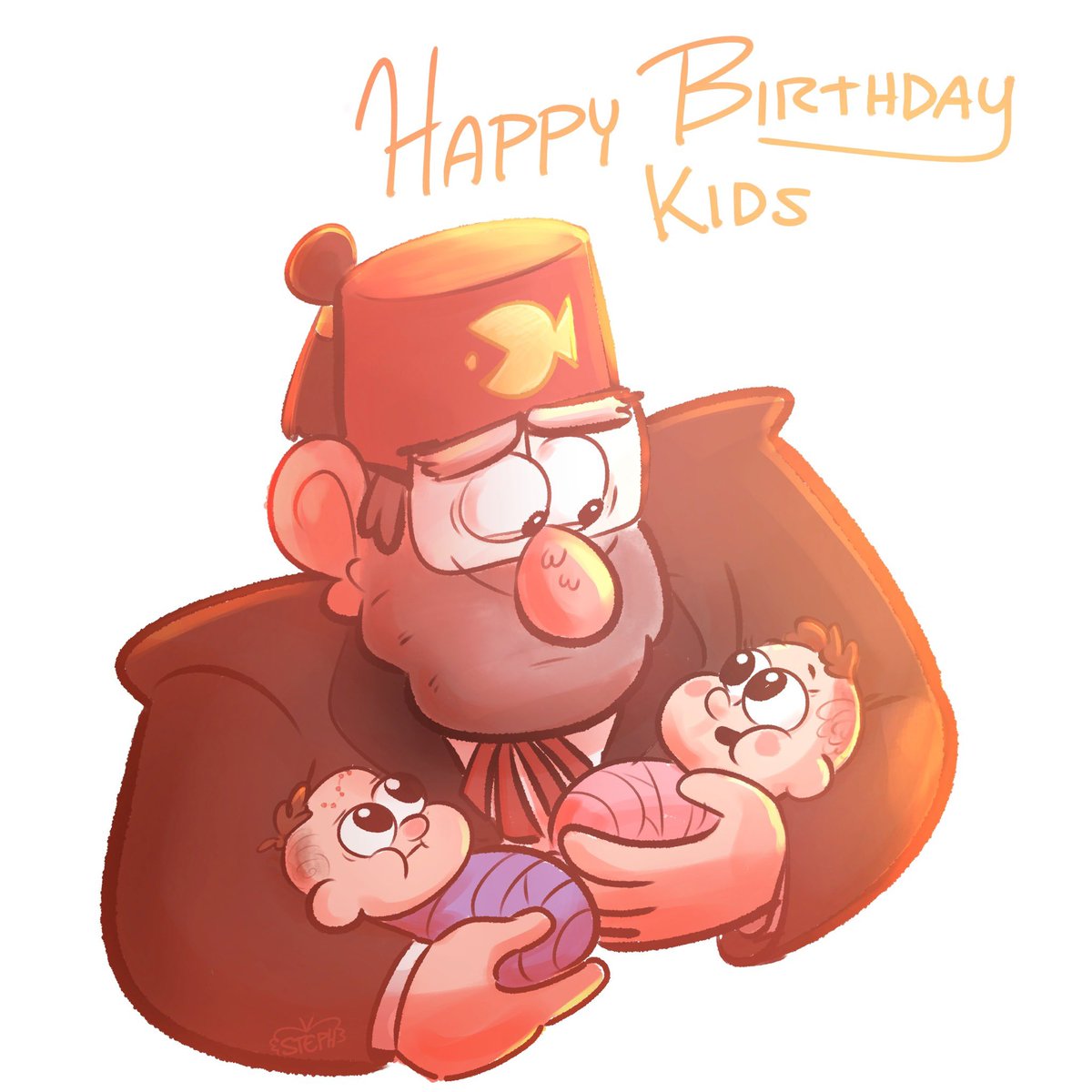 HAPPY BIRTHDAY DIPPER AND MABEL

#GravityFalls #fanart #dipperpines #mabelpines #stanleypines