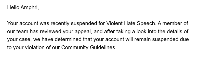 Amphrii's tweet image. Hey @TwitchSupport I got indefinitely banned for violent hate speech, and please tell me what I said wrong. I started streaming with the title "running straight at people in bottom 500" an Overwatch stream and joked about running straight at people before starting stream.