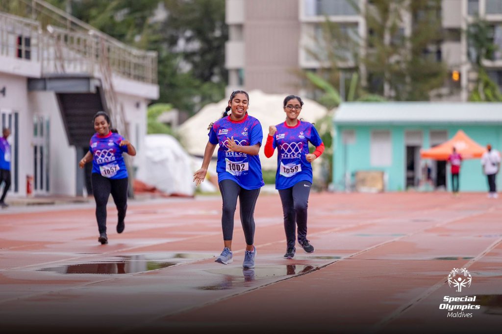 SolympicsMV's tweet photo. Day 3 highlights from the 1st SOM Athletics Competition! Our young athletes gave it their all, ending the event with bright smiles and joyful hearts. Inclusion matters, and today proved that everyone deserves an equal chance to shine! 🌟🏅
@STELCOMALDIVES 
@MoSFR_mv https://t.co/AXzteouBTW