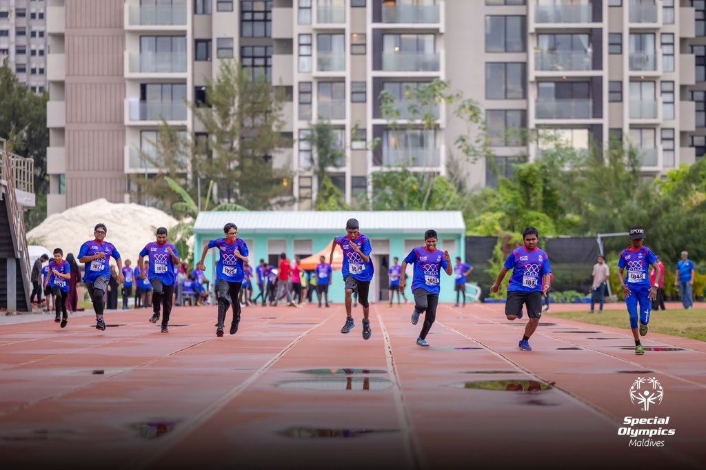 SolympicsMV's tweet photo. Day 3 highlights from the 1st SOM Athletics Competition! Our young athletes gave it their all, ending the event with bright smiles and joyful hearts. Inclusion matters, and today proved that everyone deserves an equal chance to shine! 🌟🏅
@STELCOMALDIVES 
@MoSFR_mv https://t.co/AXzteouBTW