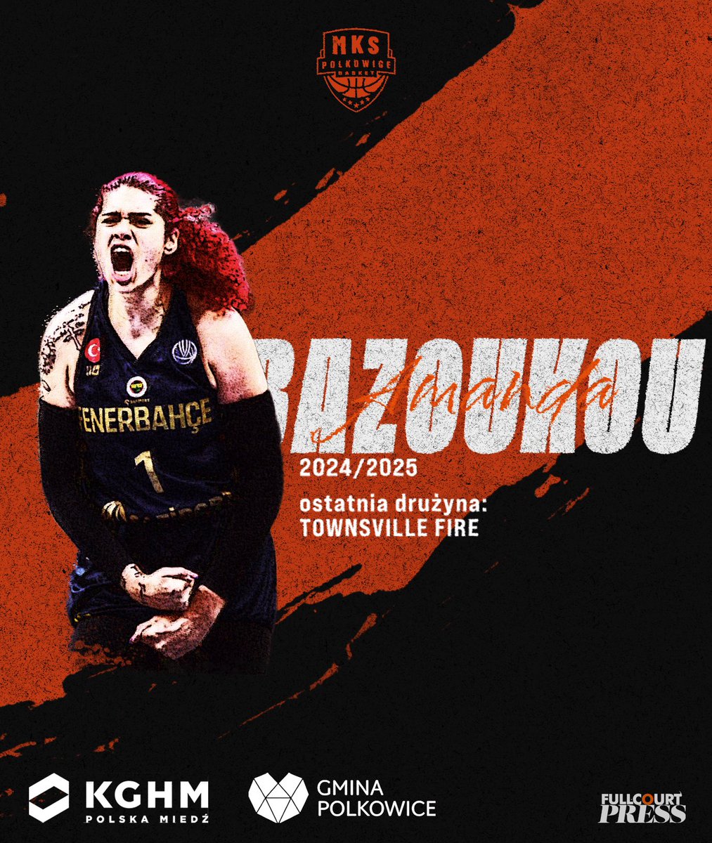 PolkowiceBasket's tweet photo. Amanda Bazoukou w KGHM BC Polkowice❗️⛹🏼‍♀️

Fenerbahce, Beretta Familia Schio, Los Angeles Sparks czy Indiana Fever to tylko część klubów, które w swojej bogatej karierze reprezentowała Szwedka. 🔥

Powitajcie gorąco @AmandaZahuiB !👋🏼

🧡🖤

@gmina_polkowice 
@kghmtomy #kghmtomy https://t.co/1xqlmB6ggN
