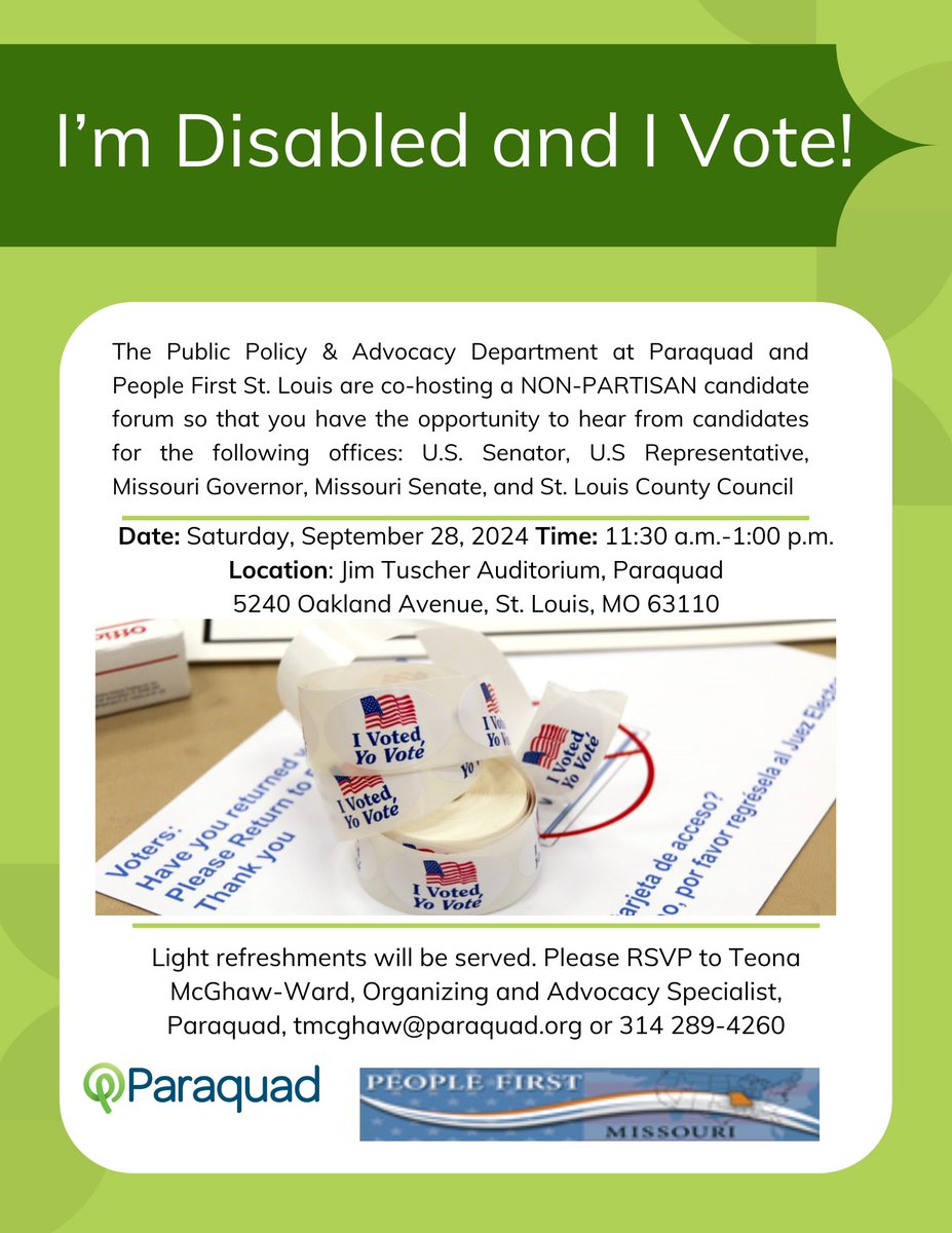 Save the date please. So far three candidates are coming. We expect more confirmations next week.