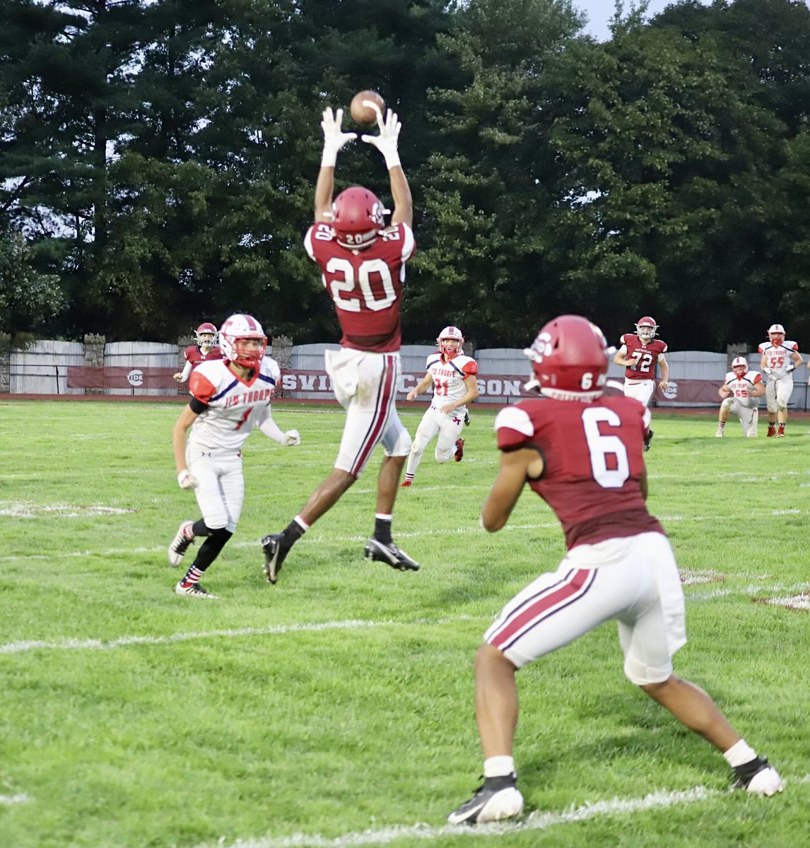 PAHSathletics's tweet photo. The Tide won big over Jim Thorpe, 48-7. Congratulations to Head Football Coach Mike Brennan (@MBrennan79) on his first win as the leader of Crimson Tide Football. #CTidePride https://t.co/UnbC1lc2DN