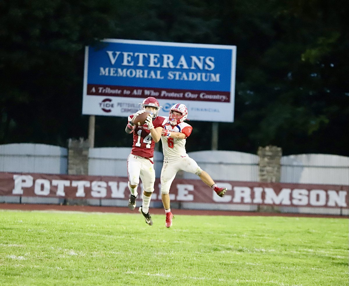 PAHSathletics's tweet photo. The Tide won big over Jim Thorpe, 48-7. Congratulations to Head Football Coach Mike Brennan (@MBrennan79) on his first win as the leader of Crimson Tide Football. #CTidePride https://t.co/UnbC1lc2DN