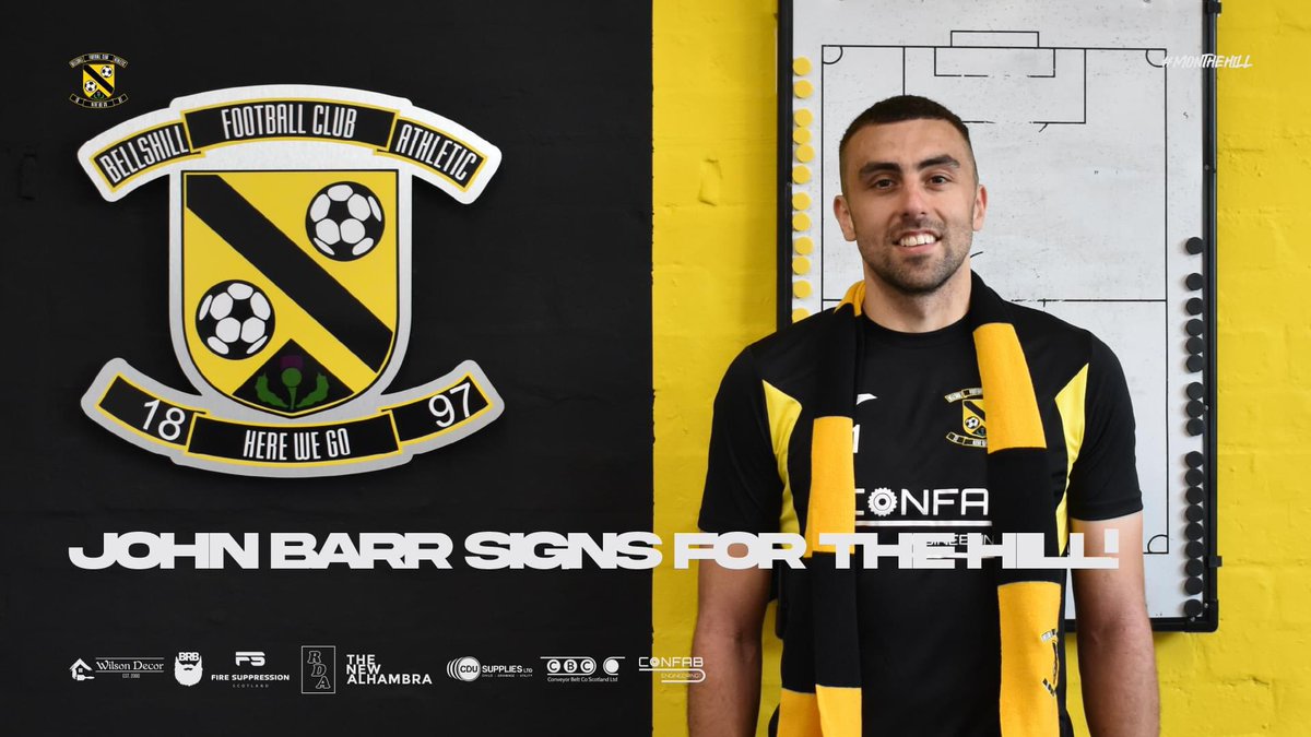 John Barr Joins The Hill!

We are delighted to announce that we have signed Defender John Barr from Wishaw FC. The former Ashfield player goes right into contention for next weekends game against Craigmark Burntonians. 

#MonTheHill