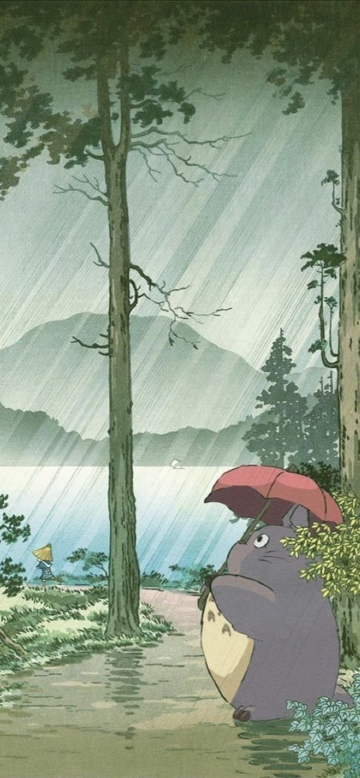 RestfulViews's tweet image. My neighbour totoro in the rain
Studio Ghibli wallpaper