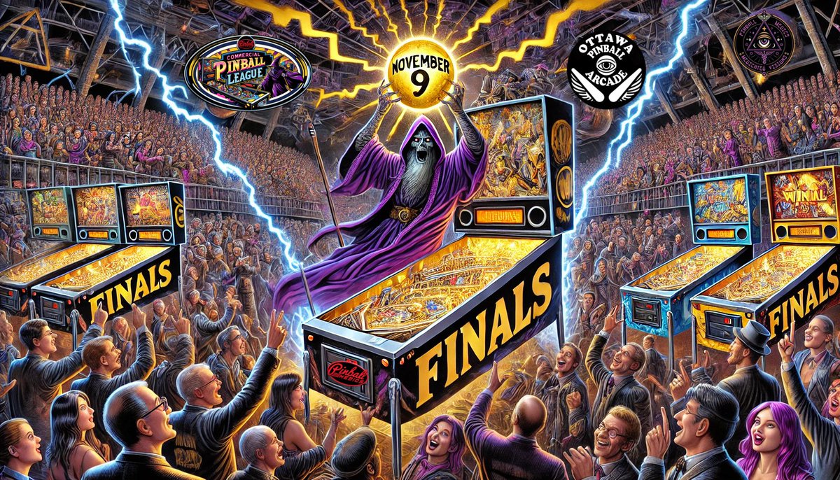 Pinballmedics's tweet photo. Ottawa Commercial Pinball League Finals - November 9 https://t.co/cjMfPtrZIM https://t.co/YZeXfxm0P9