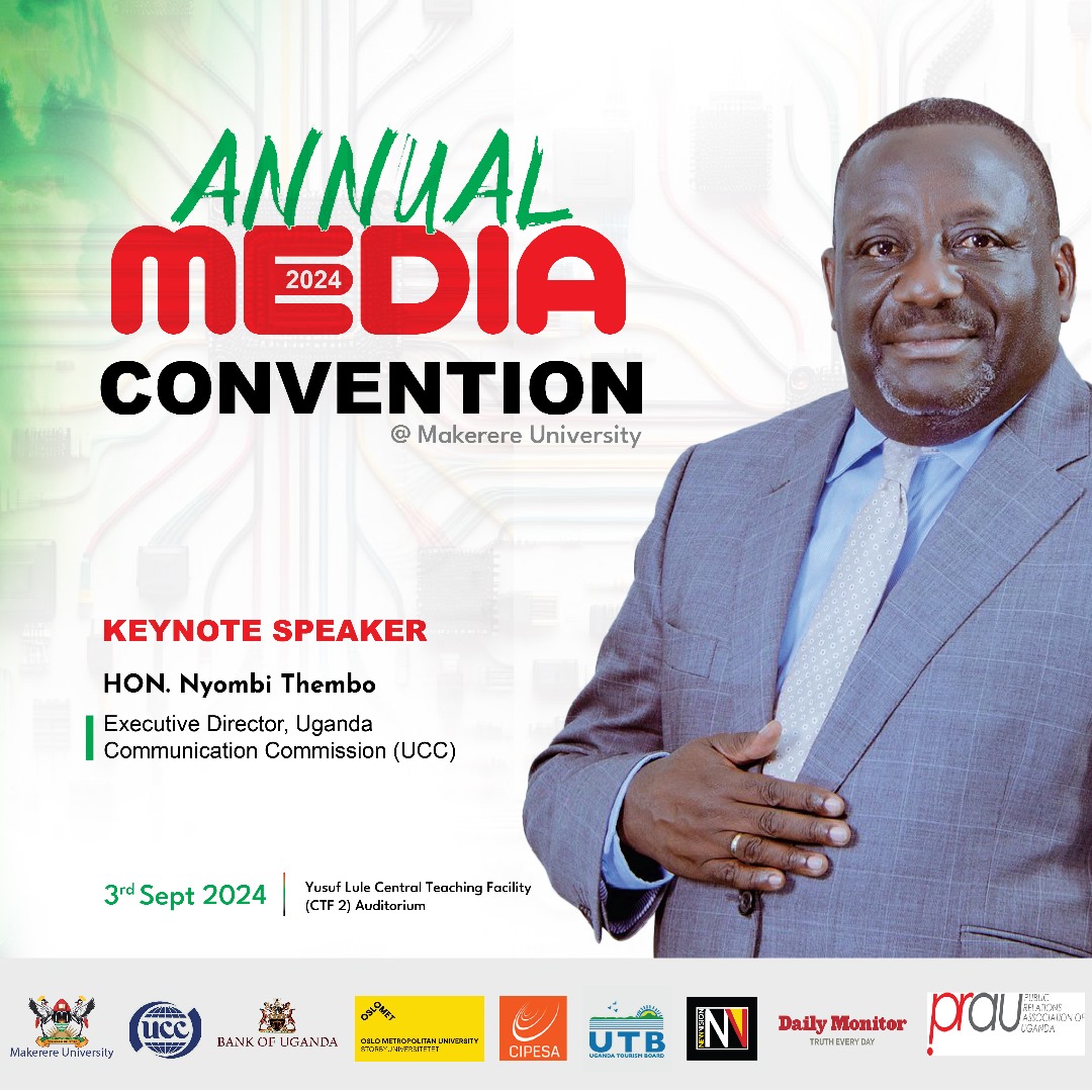 As the #MAKAMC2024 draws close, We are delighted to have perspectives from the industry regulator
<a href="/UCC_Official/">UCC</a> on Harnessing AI &amp; Social Networks to Combat Misinformation. The event will start at 8am and live on:youtube.com/campusTV2679