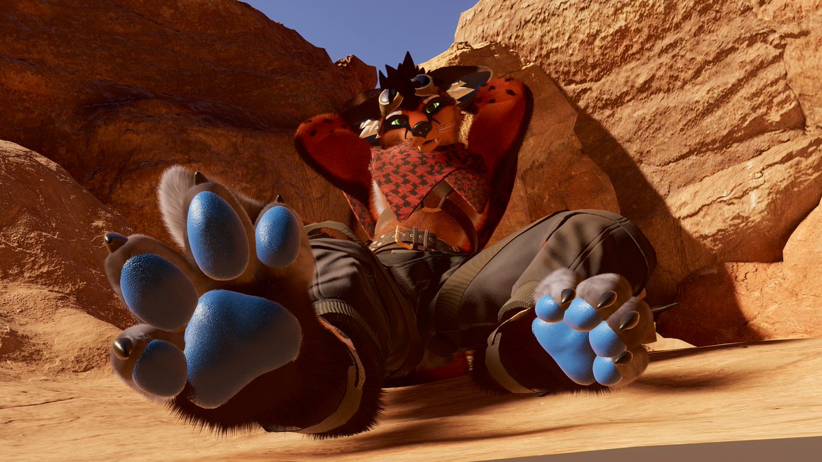 ArchieFox_'s tweet image. I’m sorry, it’s the last day of #Pawgust; I had to do it at least once 😅