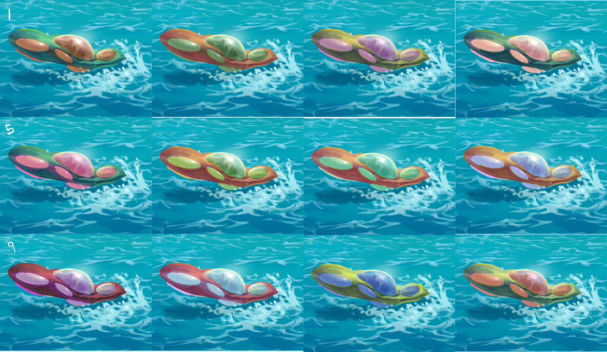atotheshow's tweet photo. For this #ShipExplorationSaturday we wanted to show off some of our concepts for Rou’s ship (or Roulette as he affectionately calls her.🙄😂) Roulette plays a larger part in the story than other ships, acting as a “home base” for the party, so we loved how much character it had in the final design! We can’t wait to show off the full thing in Episode 1! 
🖼️: @anhleart 🙌