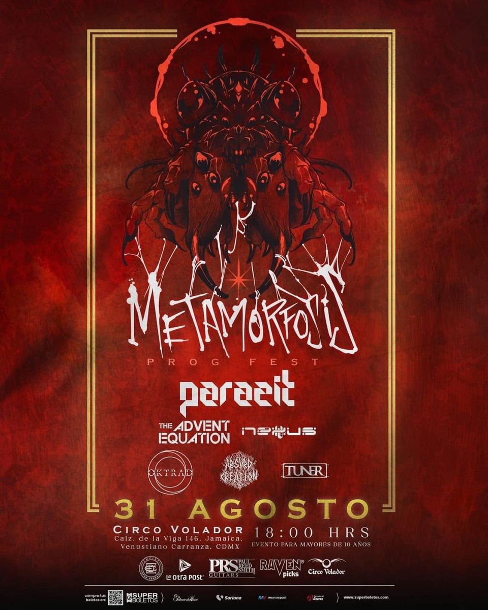 BBeat105's tweet photo. - #GRAVEWORM en el @hdxcircusbar.
- #CulerosFest en Bar La Fama
- En el @circovolador, el #MetaMorfosisProgFest
Cuáles faltan?
En cuál los veremos?
#StayBlast
#BlastBeat105 https://t.co/u3xsblarR6