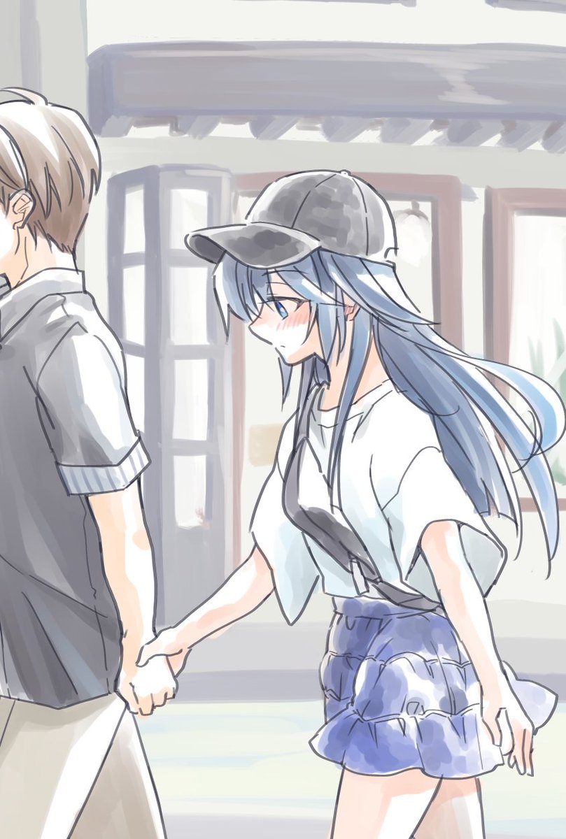 特に言及してなかったけど、おがつばの日のやつはお付き合い後のちょっと慣れた頃のつもりで描いてた
こっちはお付き合いしたてくらい
わざとちょっとゆっくり歩いて噛みしめる翼さんと並んで歩きたい慎二くん 