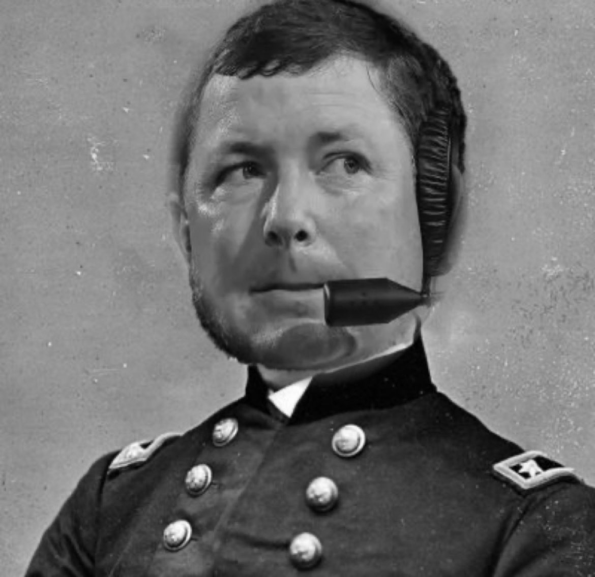 Dearest Family-
We have made our first base camp in Kentucky. Our unit shall begin the perilous march upon Lexington in mere hours. Lt. Rodemaker has received warning of feral felines with a peculiar blue coat. Please do not fret, but pray for victory. I love you all.
-William