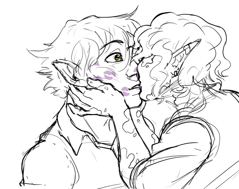 lui__del's tweet photo. Here take a smooch sketch I made the other day. They infect my mind.
(Ink belongs to @ohlookitlia )
#jrwi #jrwioc #riptideoc #jrwifanart #jrwishow https://t.co/LVMJUi8JhI