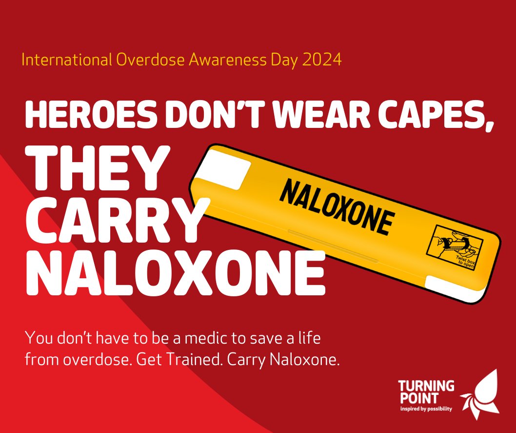 Let’s remember, together, we can end overdose.
💜Naloxone Click &amp; Deliver: turning-point.co.uk/.../naloxone-c…...
💜Get the Carry Naloxone App- find a naloxone kit near you in Somerset: carrynaloxone.uk
💜Contact SDAS - get a kit &amp; get training
#TogetherWeCan #EndOverdose #IOAD2024