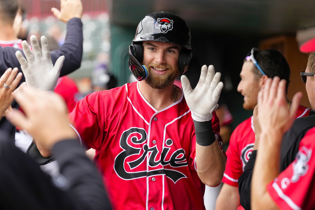 Gage Workman's homer last night gave him four walk-off RBI hits in 2024.

He's not just clutch in game-ending spots. Workman is hitting:
•.395 with RISP
•.489 with RISP &amp; 2 out

And leading the Eastern League in:
•RBIs (76)
•XBH (46)
•Hits (116)
•TB (197)

#RepDetroit