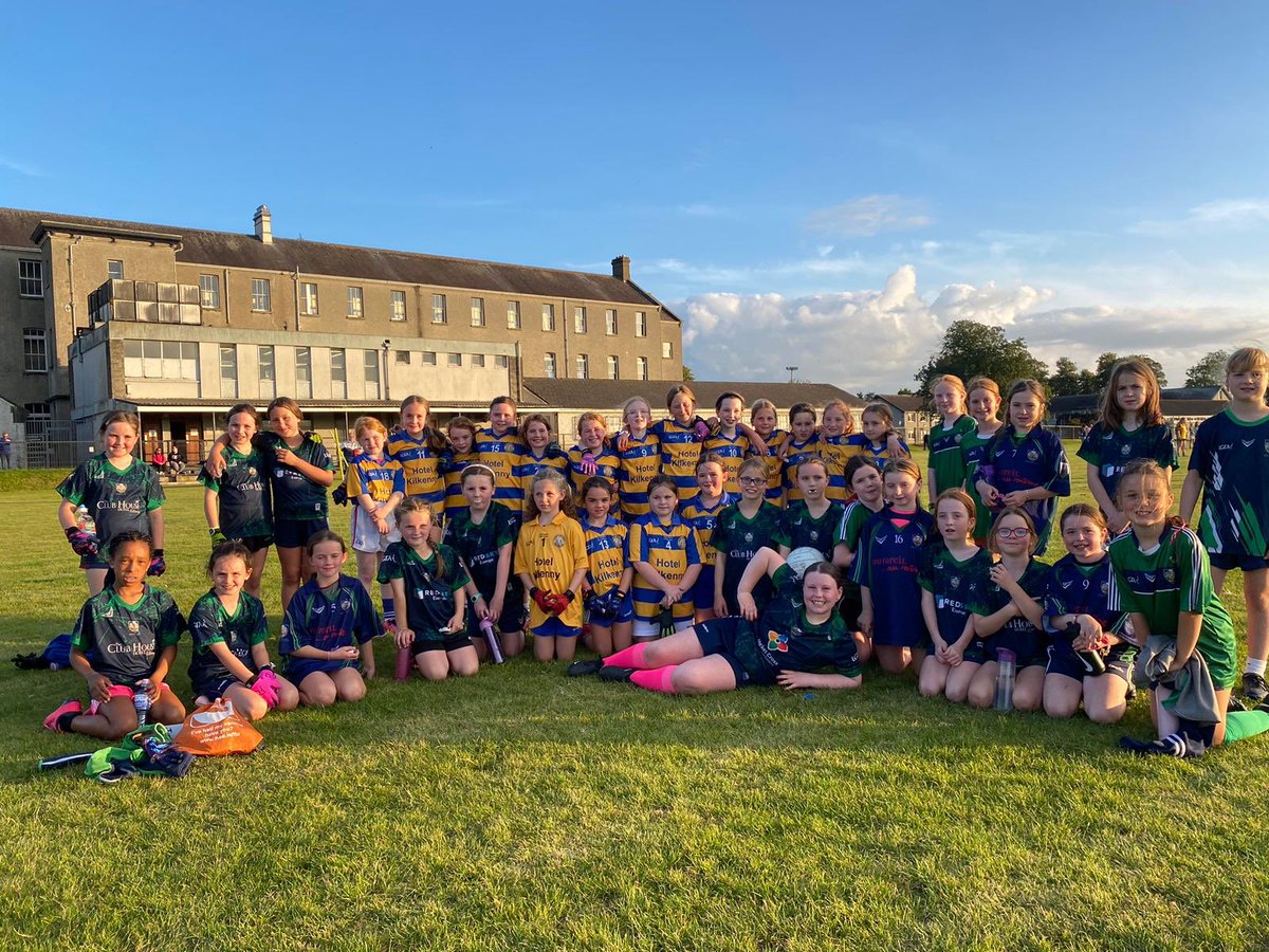 KKCityLGFC's tweet photo. A great evening of blitz football in super sunshine with visitors from  Danesfort &amp; John Lockes at both u8 &amp; u10. Girls really enjoyed their games. Great fun had by all. Thanks to St. Kieran’s for the use of their wonderful grounds https://t.co/Eo1sYtB02Z